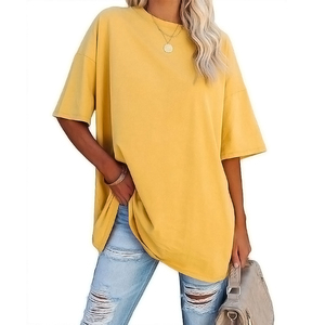 Camisetas con Estampado Gráfico Personalizado para Mujer, Transpirables, de Verano, Lisas, Extra Grandes, Camisetas de Talla Grande para Mujer - Product Image 1