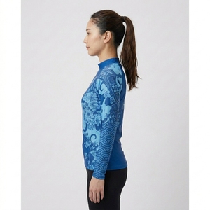 Camiseta de Compresión para Mujer con Logotipo Personalizado, Sublimación OEM, Transpirable, UPF50+, Antibacteriana, Ropa Deportiva - Product Image 3