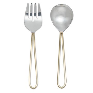 Juego de Servicio Premium para Buffet de Ensaladas, Accesorios de Comedor Metálicos para Cocinas Comerciales - Product Image 4