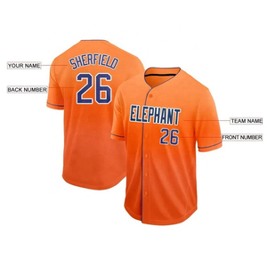 TriPro Sports - Camiseta de Béisbol de Alta Calidad 100% Poliéster, Diseño Personalizado, Uniforme de Béisbol Antibacteriano de Manga Corta - Product Image 5