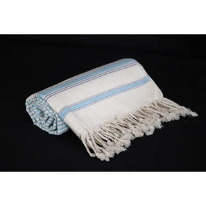 Toalla Fouta Turca de Algodón 100% Ecológica de Secado Rápido con Diseño Moderno a Rayas de Alta Calidad, Toalla de Playa de Gran Tamaño para Uso en la Playa - Product Image 4