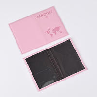 Dompet Kulit Asli Vintage Anti RFID, Tempat Paspor Pendek Terbuka, Kulit Sapi Lapis Atas, Klip Sederhana, Tempat Kartu & ID