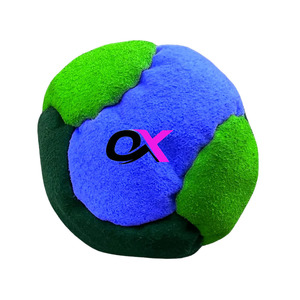 Custom Logo <b>Hacky</b> <b>Sack</b> Footbags PU Synthetic Suede Toy Balls with Multiple Panels and Plastic Pellets Filling - Product Image 6