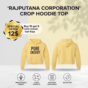 <b>Men's</b> Baggy Sweat <b>Crop</b> Hoodie TopCasual 100% Cotton Fleece Long Sleeve Drop Shoulder Street Wear Printed Sweat <b>Crop</b> Hoodies <b>Top</b> - Product Image 1