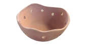 Pot Lilin Terakota Bulat/Pot Lilin untuk Dalam dan Luar Ruangan/Penyangga Lilin Teh Terakota Pot Lilin Terakota