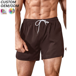 Shorts de sport décontractés en coton pour hommes, taille élastique, confortables pour la course à pied et le quotidien, respirants, imperméables, logo personnalisé OEM ODM - Product Image 5