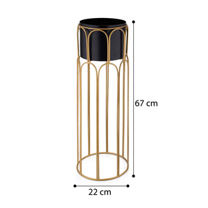 Top Selling Latest Product Flower Pot Tall <b>Stand</b> Gold Finished Home Office Wedding Decoration Planter Custom Size Decoration Use - Product Image 3