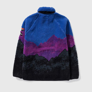 Chaqueta Sherpa de Moda Personalizada OEM, Abrigo de Invierno de Forro Polar Cálido con Logotipo Bordado, Chaqueta Sherpa de Invierno de Calidad Económica - Product Image 5