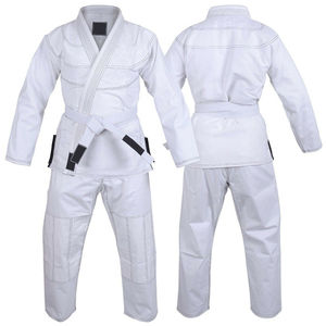 Nouveau Kimono BJJ Blanc 2026 Unisexe Adulte 100% Coton Durable Tenue d'Arts Martiaux Coupe Classique - Product Image 5
