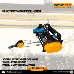 รอกยกขนาด 3 ตัน ความสูงยก 9 เมตร พร้อมมอเตอร์ ABB และเบรก EMCO เกียร์ PBL รับประกันรอกยก 3 ปี รับประกันมอเตอร์ 5 ปี - Product Image 1