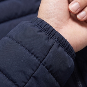 Chaqueta Acolchada Ligera con Capucha para Hombre, Chaqueta de Invierno con Cierre Completo, Chaqueta Aislante para Exteriores - Product Image 5