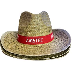 Sombrero de paja pour la promotion prix usine ruban logo personnalisé/chapeau de paille en gros pour la promotion pas cher prix - Product Image 1
