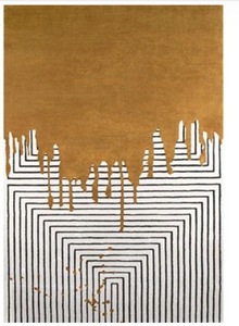 Luxury Handmade Wool/<b>Silk</b> Tufted Geometric Modern Textured Pattern Rug Living Room Bedroom High Quality Washable Non-Slip Extra - Product Image 4