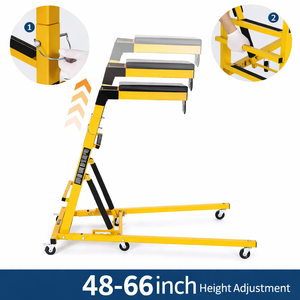 Topside Creeper Tool 400lb Loading Foldable Adjustable Height Movable <b>Ladder</b> with Portable Swivels OEM/ODM GAPGAR035 - Product Image 5