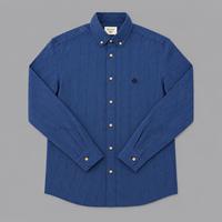 Chemises décontractées à manches longues en coton et lin de qualité supérieure pour hommes, surplus en gros |   Chemises d'affaires de couleur unie en stock