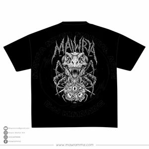 Custom Men Oversized Streetwear Graphic T-Shirt High Quality Digital Print Gothic <b>Skull</b> MMA Casual Cotton Heavyweight Tee Shirt - Product Image 4