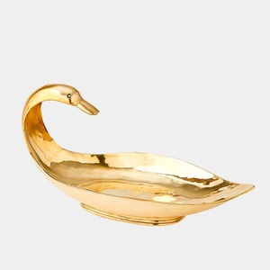 Achetez maintenant : Vase de table moderne en aluminium minimaliste avec poignée, écologique, fait main, de haute qualité, plat de service décoratif - Product Image 5