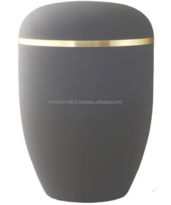 ¡Urna de metal de cremación de etiqueta privada de fabricante genuino de alta demanda recién lanzada! Suministro funerario nominal de chapa galvanizada - Product Image 6