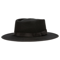 Chapeau Fedora à large bord personnalisé en feutre, style Panama, pour femmes et hommes, vente en gros, fabricant de couvre-chefs tendance
