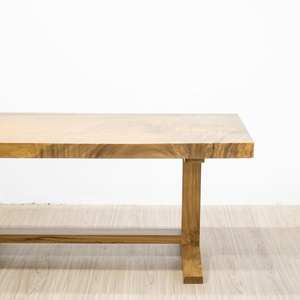 Mesa de Comedor Rectangular de Madera de Teca y Caoba Sólida de Primera Calidad para Cocina, Sala de Estar y Uso en Exteriores, Duradera y Ecológica - Product Image 3