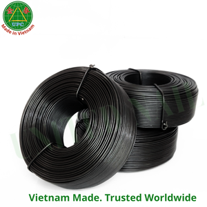 20 Rolls/Carton 15 Gauge Diameter Black Rebar Wire <b>Iron</b> Competitively Priced From Vietnam Factory for Rebar Tying Projects - Product Image 1