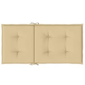Juego de 2 cojines para silla de exterior de respaldo bajo, color beige melange - Product Image 6