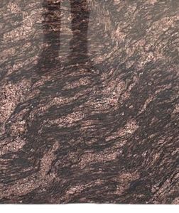 Granito Negro Marrón Exótico Premium en Losa Grande con Patrón de Ondas Naturales y Superficie Pulida para Encimeras, Pisos y Paredes Decorativas - Product Image 4