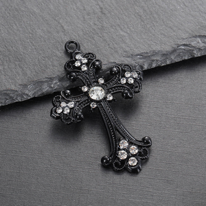 Croix décorative en fer pour jardin, décoration de pelouse en métal, croix en métal pour table, petit ornement en métal, grande croix en métal - Product Image 5
