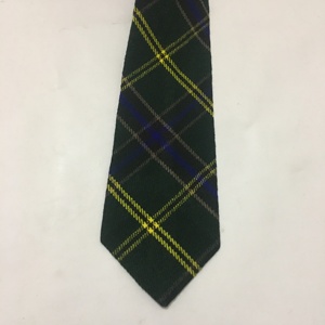 <b>wool</b> Scottish tartan <b>tie</b>, likely featuring the MacKellar Modern or Gordon pattern - Product Image 2