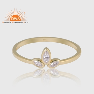 แหวนเพชรดีไซน์เนอร์ ทองคำแท้ 9K  แบบ Eternity Band ประดับเพชร CVD  ฝังแบบ Pave  หรูหรา สำหรับผู้หญิง ฉลองวันครบรอบ - Product Image 1