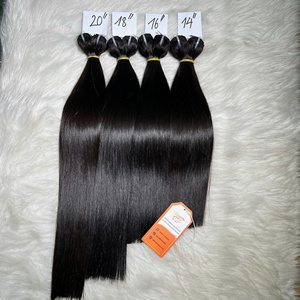 Nouvel An Vente Trame Droite DD Raw Extensions De Cheveux Humains Vietnamiens Textures Droites Prix De Gros - Product Image 1