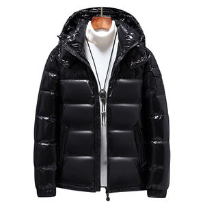 Men's High Quality Unisex Winter Puffer Jacket For Men Warm Windproof Hoodie Full Zipper Closure Casual Insulated Puffer Jacket - Product Image 1