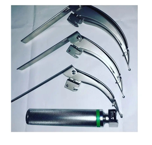 Instruments Bone Bridge BBI-1414 Macintosh – Set de laryngoscopes vétérinaires en acier inoxydable avec 4 lames LED blanches – Chirurgical - Product Image 5