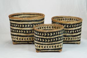 ชุดตะกร้าตกแต่ง TRIBAL COLLECTION สำหรับจัดเก็บ ตะกร้าหวายไม้ไผ่ ตกแต่งห้องนั่งเล่น กระถางต้นไม้ ตะกร้าใส่ผ้า ใช้ในบ้านทั่วไป - Product Image 4