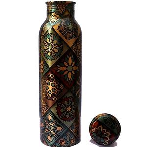 BEST Selling Product Copper <b>Leak</b> <b>Proof</b> <b>Bottle</b> Copper <b>Water</b> <b>Bottle</b> Customized Printed Health Pure Copper <b>Water</b> <b>Bottle</b> Joint Free - Product Image 2