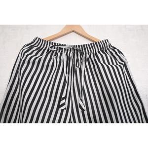 Striped Cotton Pajama <b>Pants</b> <b>Women</b>, Lightweight Casual Trousers, Comfortable Sleepwear and <b>Lounge</b> Clothing - Product Image 3