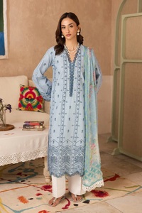 summer dress women clothing Elegant Embroidered Cotton / Lawn Dress 2026 Summer Women Clothing printed Cotton / Lawn <b>Suits</b> - Product Image 4