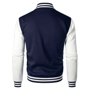 Chaquetas Universitarias Lisas al por Mayor para Hombre, Chaquetas Varsity Personalizadas con Logotipo, Chaquetas Letterman Lisas para Hombre - Product Image 3