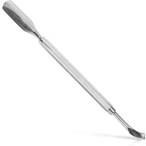Pousse-cuticules double embout en acier inoxydable pour manucure, réutilisable, conception à double tête - Product Image 2