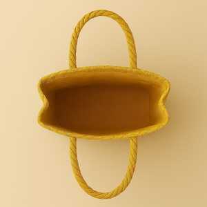 กระเป๋าถือแฟชั่นไม้สานมือ |   กระเป๋าช้อปปิ้งและกระเป๋าชายหาดทำมือรักษ์โลกแบบยั่งยืนพร้อมกระดุมปิด - Product Image 5