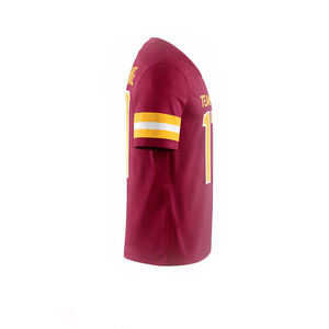 Camiseta de Fútbol Americano Personalizada, Uniforme de Equipo de Malla Transpirable, Camiseta Sublimada Anti-UV de Secado Rápido con Nombre de Jugador Personalizado - Product Image 4