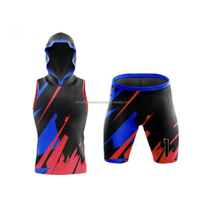 Maillots de football 7v7 à manches courtes, respirants, grande taille, à capuche, pour adultes, uniformes de flag football - Product Image 4