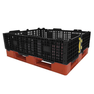 Caja de Paletización de Plástico Apilable de Alta Resistencia para Suministro y Distribución Agrícola - Product Image 3