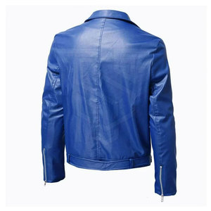 Veste d'hiver pour homme en cuir PU de haute qualité, respirante, col montant, style streetwear, personnalisable, prix bas - Product Image 2
