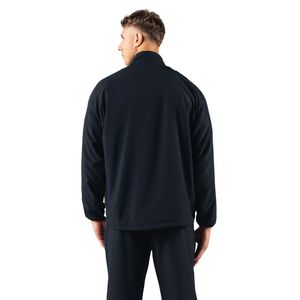 Men's Black Full Zip Training Jacket Lightweight Athletic Sportswear Warm Up Top Long Sleeve Fitness Activewear Outerwear - Product Image 6