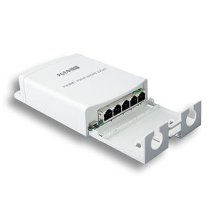 Extensor PoE à Prova d'Água Huoyi com 4 Portas 10/100Mbps <span class=keywords><strong>1</strong></span> Entrada 4 Saídas Repetidor PoE Transmissão de 250 Metros Proteção contra Curto-Circuito - Product Image 3