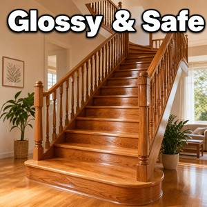 Gloss Finish Low Odor Eco Friendly VOC Wood Protective Coating Low VOC Safe <b>Waterproof</b> 1K For Indoor Wooden Surface - Product Image 3