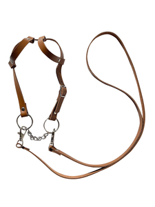 Brida Profesional para Caballo, Cabezada Acolchada de Cuero Suave, Correa de Nariz Ajustable, Hebillas Resistentes, Equipo de Equitación para Uso Diario - Product Image 3