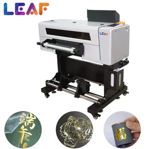 Bladfabriek Direct Verkopen Uv Dtf Printer I1600 Printkop * 4 Met Vernis Voor Telefoonhoes Metalen Bal Uv Dtf Sticker Printer