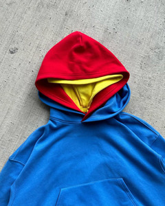 OEM Premium Quality Oversized Zipper-Up Hoodie New Fashion Wholesale Custom Logo Fleece Polyester/Cotton Autumn Hoodies Men - Product Image 3